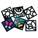 MES PREMIERS VITRAUX 15X15CM, LOT DE 24