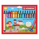 STABILO TRIO SCRIBBI-MARKERS, DOOS VAN 14