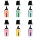 MARQUEURS STABILO BOSS PASTEL COLORS, ÉTUI DE 6