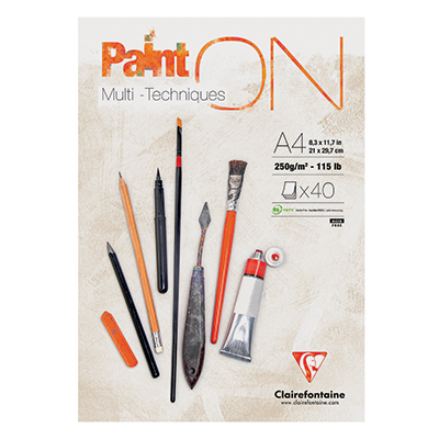 MULTI-TECHNIQUE PAD 250G, A4, 40 SHEETS