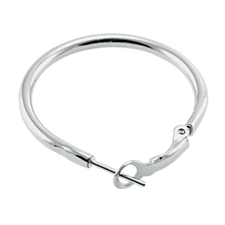 HOOP EARRINGS, 2 PAIRS