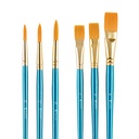 SYNTHETISCHE KWASTEN SET VAN 2, 12 GEASSORTEERD