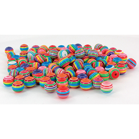 ROUND STRIPED BEADS