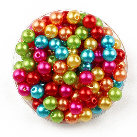 PERLES NACRÉES VIVES, 130PCS
