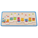 PUZZLE ENCASTREMENT LE TRAIN DES FORMES,10 PCS