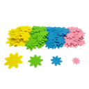 FELT FLOWERS, 150 PCS