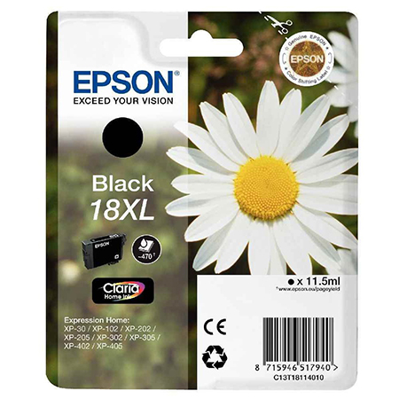 EPSON 18XL BLACK CARTRIDGE