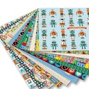 RETRO PAD 24X34CM, 26 SHEETS