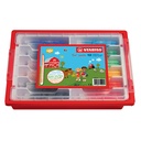 STABILO TRIO JUMBO MARKERS, PAK VAN 144