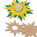 3D-Stern-Kerzenhalter