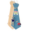 TIE KEY RINGS, SET OF 3