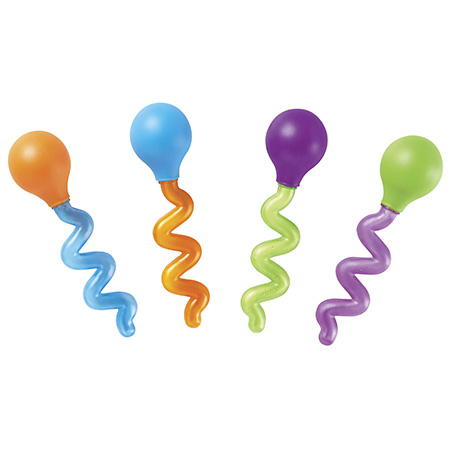 COMPTE-GOUTTES TWISTY, LOT DE 4