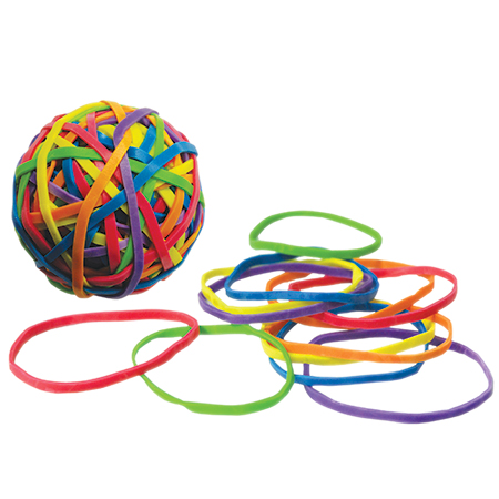 FLUORESCERENDE ELASTISCHE BALLEN ASS.