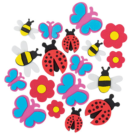 GOMMETTES MOUSSE INSECTES