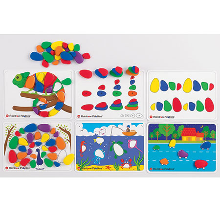GALETS ARC-EN-CIEL, SET N°1