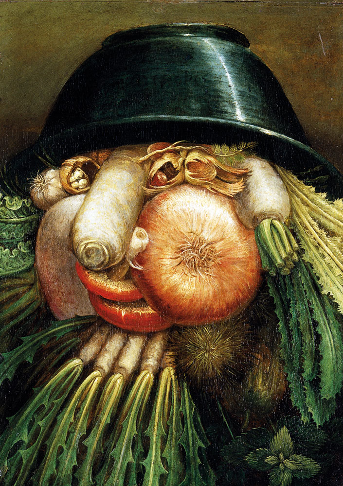 ARCIMBOLDOS GEMÜSEGARTENMANN-PUZZLE, 12 TEILE