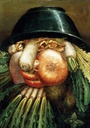 ARCIMBOLDOS GEMÜSEGARTENMANN-PUZZLE, 12 TEILE