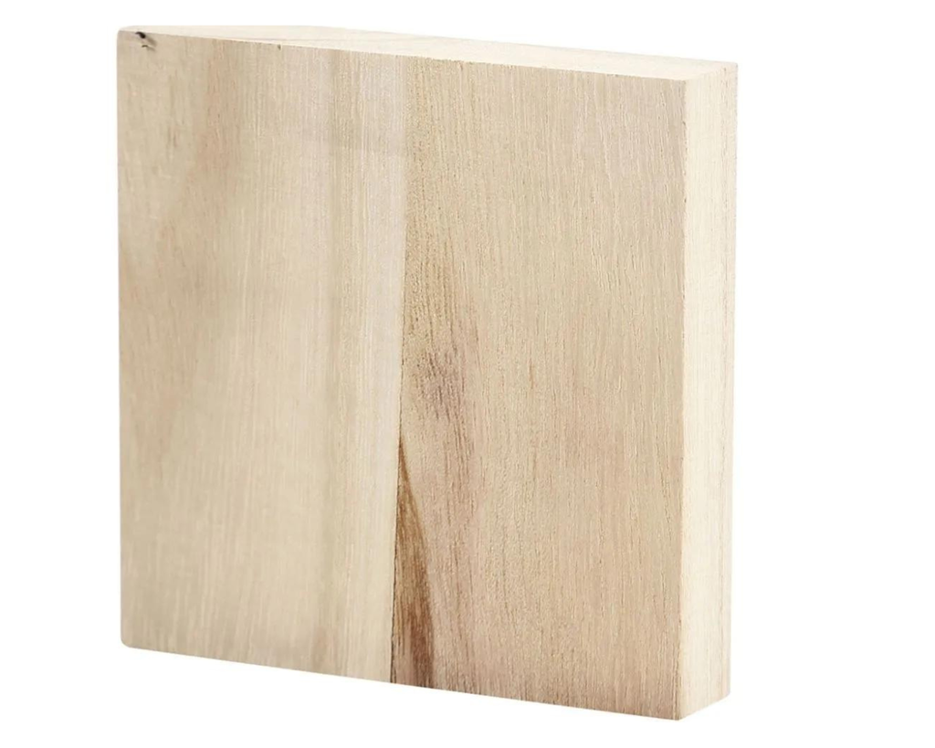 ICONE CARRE EN BOIS, PIECE