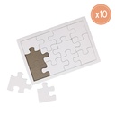 PUZZLES TO DECORATE 12 P. SET OF 10
