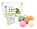 ORGANIC MODELING CLAY 350GR, ASSORTMENT OF 6