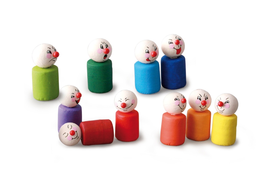 Cotton wool characters, pack of 25