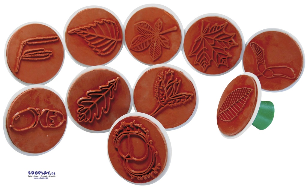 LEAVES AND FRUITS, SET OF 10 STAMPS