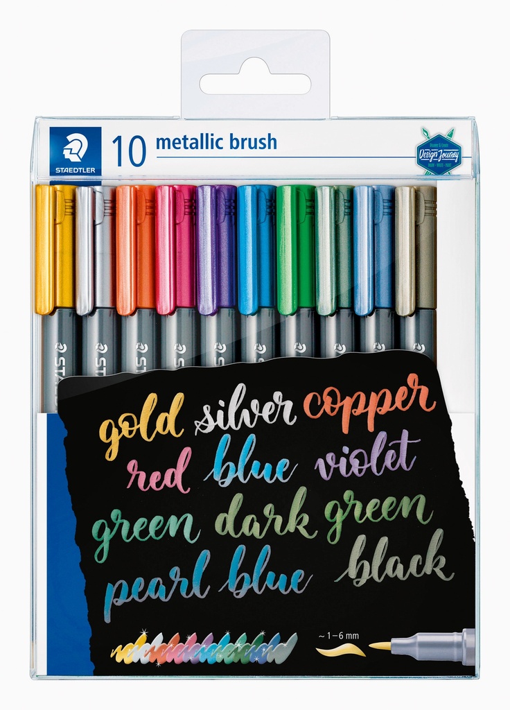 STAEDTLER METALLIC BRUSH MARKER