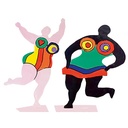À LA MANIÈRE DE NIKI DE SAINT PHALLE, SET DE 5