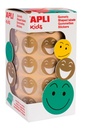 GOMMETTES ADHÉSIVES SOURIRES OR, LE ROULEAU