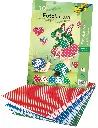 CARTON À POIS 25X35CM, 10 FEUILLES ASS.