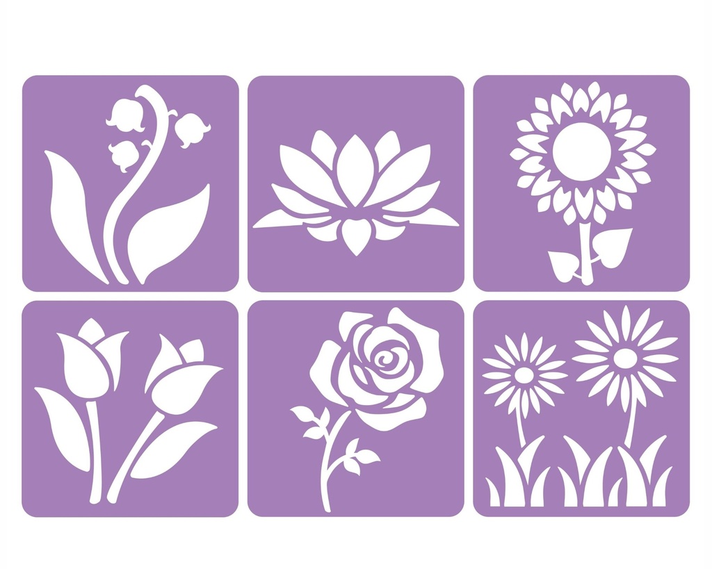 DIE GARTENSCHABLONEN, 6ER-SET