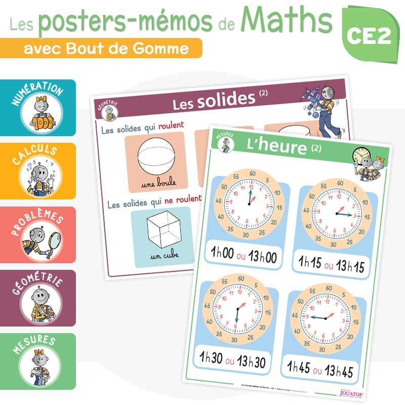 WISKUNDE MEMO POSTERS, 3-4E BASISSCHOOL