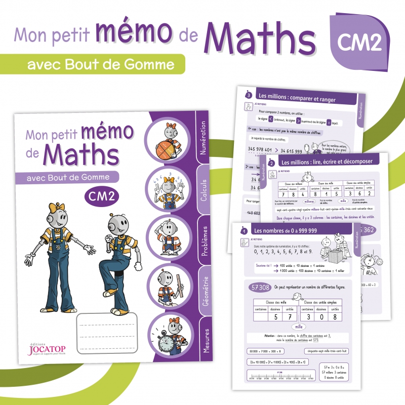 MY LITTLE MATHS MEMO, 5-6TH PRIMARY