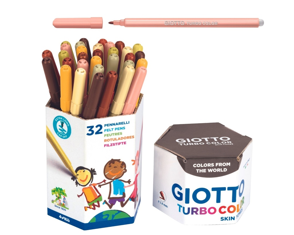 MARQUEUR TURBO color 'SKIN TONES - MULTICULTUREL', POT DE 32