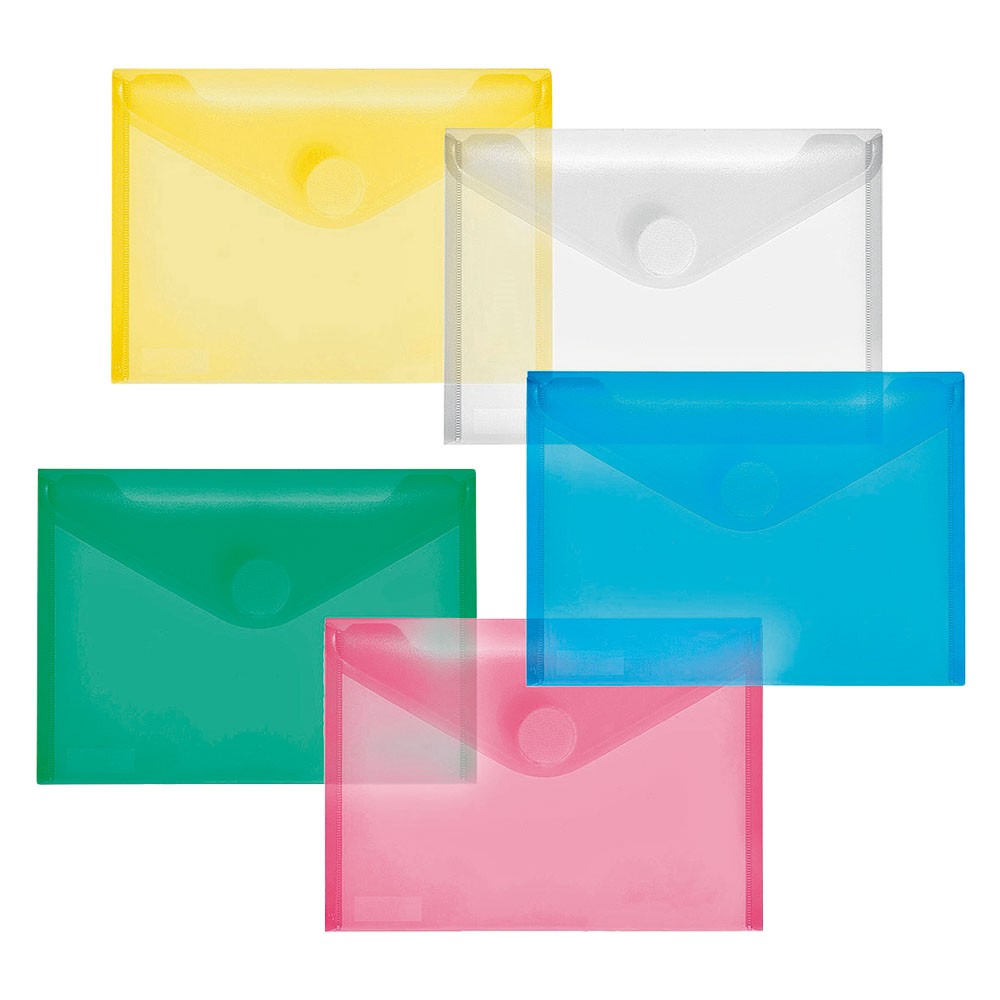 A6 Envelope Pockets, Pack of 10 Assorted