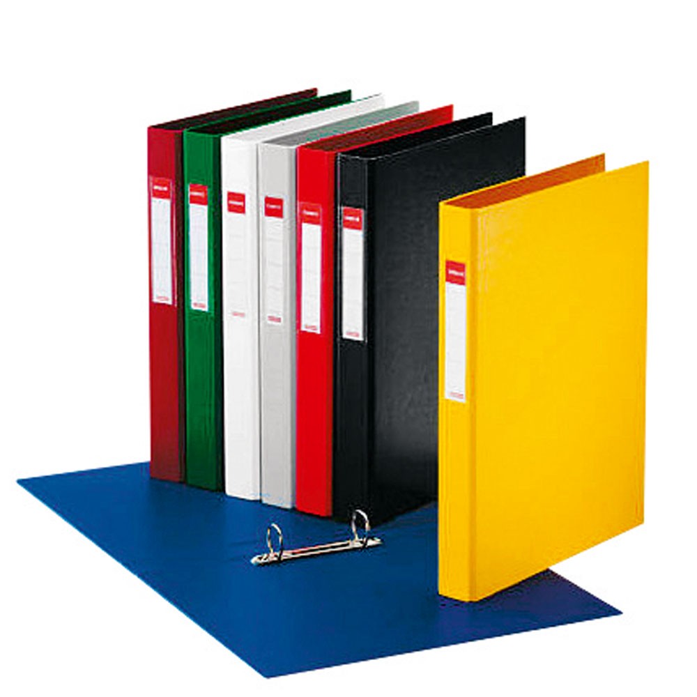 CLASSEUR PLASTIQUE A4 2A, COUL.ASS., BTE DE 10
