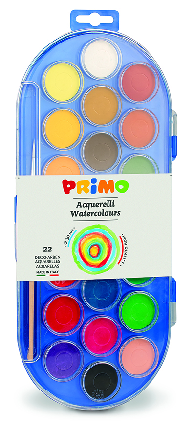 WATERVERF 22 GEASSORTEERDE NAAKJES Ø32MM