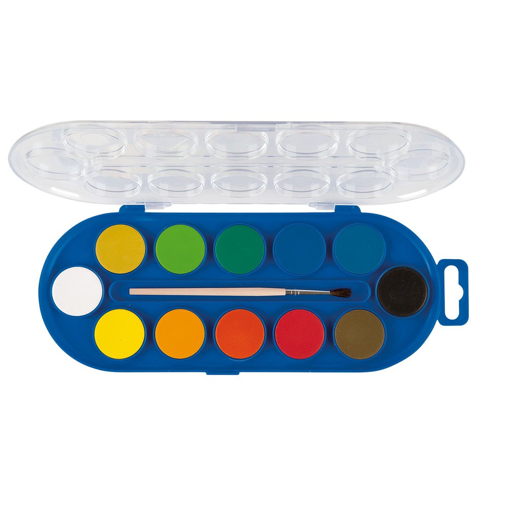WATERCOLOR 12 PANS Ø32mm