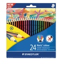 STAEDTLER 'NORIS 185' COLORING PENCILS, BOX OF 24