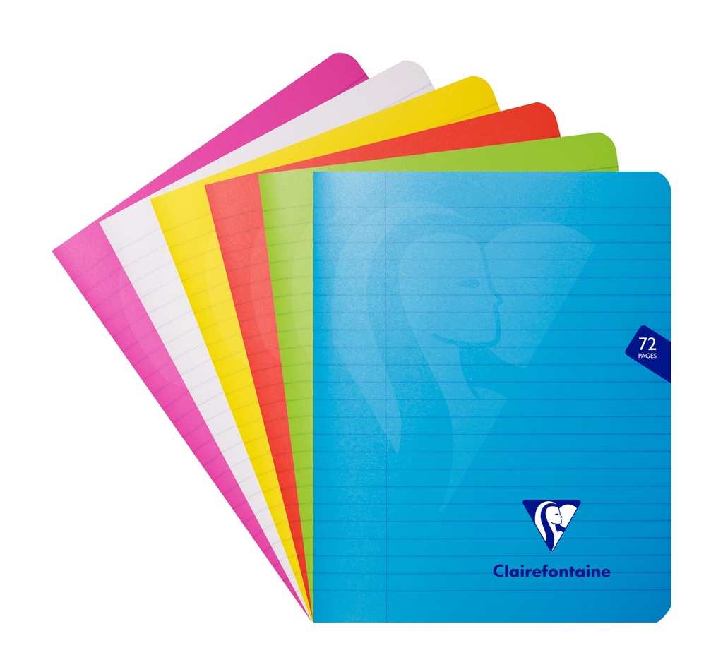CAHIER CLAIREFONTAINE ÉCOLIER PP 72P 1L