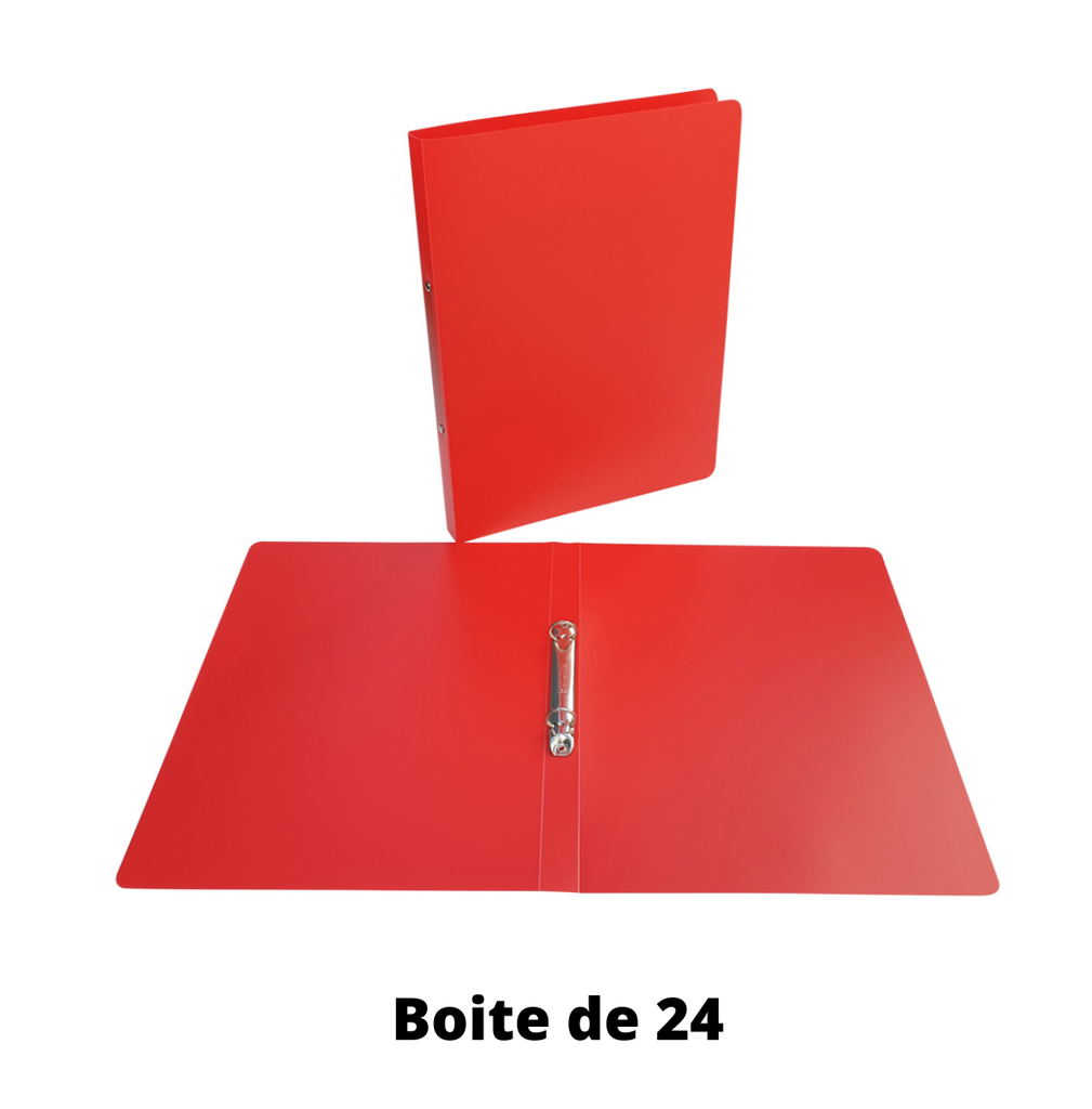 MINI CLASSEUR 2A A4 ROUGE BTE DE 24