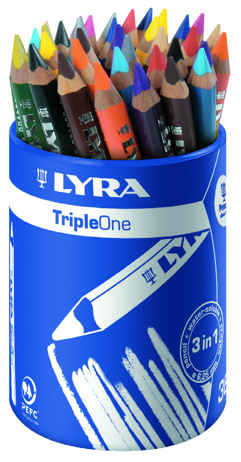 Topf mit 36 Lyra Triple One-Stiften