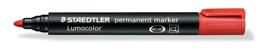 "DRY SAFE" RED BULLET MARKER