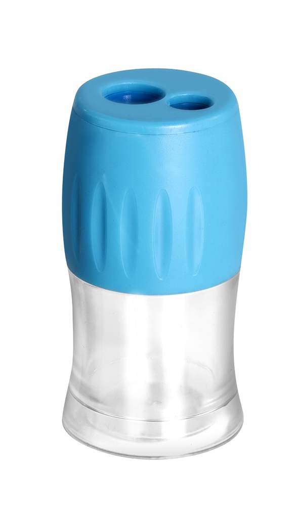 DOUBLE PLAST+RES PENCIL SHARPENER.