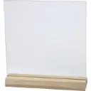 CADRE EN VERRE ET SOCLE DE BOIS/10