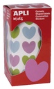 HEART ADHESIVE STICKERS, ROLL