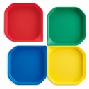 VIERKANTE SORTEERSCHALEN, SET VAN 4