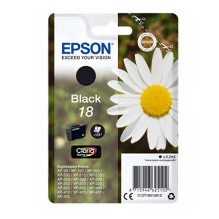 EPSON 18 SCHWARZE TINTE