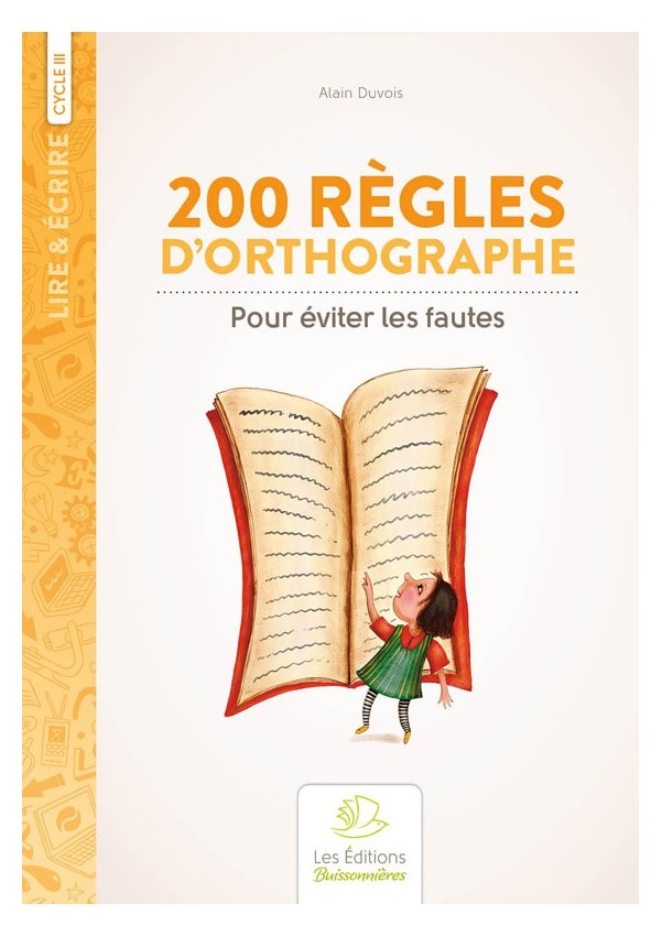 200 REGLES D'ORTHOGRAPHE