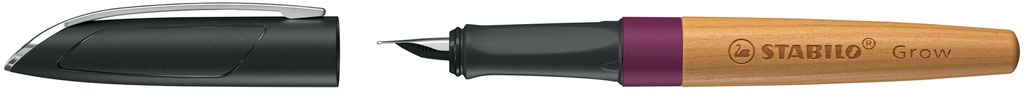 STYLO STABILO "GROW", PRUNE- BOIS DE CERISIER